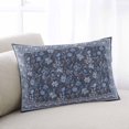 thumbnail image 1 of Navy Blue Floral Boho Throw Pillow Covers, Ethnic Tribe Abstract Art Flower Soft Breathable Pillow Cases with Invisible Zipper for Sleeping, Standard Pillowcases for Couch Bed Sofa Chair 20x26 Inches, 1 of 9