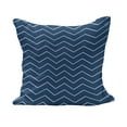thumbnail image 1 of Navy Blue Fluffy Throw Pillow Cushion Cover, Horizontal Zigzags Chevron Pattern in Conrtasting Colors Geometrical, Rectangle Accent Pillow Case, 36" x 16", Pale Blue Dark Blue, by Ambesonne, 1 of 5
