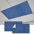 thumbnail image 1 of Navy Blue Fluorescent Light Covers, Vintage Country Monochrome Farmhouse Magnetic Light Covers for Ceiling Lights, Fluorescent Ceiling Shade Filters for Classroom Bedroom Office 4x2Ft x 2PCS, 1 of 8