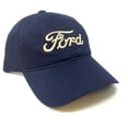 thumbnail image 1 of Navy Blue Ford 3D Script Logo Adjustable Snapback Hat, 1 of 4