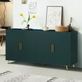 thumbnail image 1 of Navy Blue Four-door Cabinet | Advanced Texture, Glossy Surface, 1 of 7