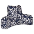 thumbnail image 1 of Majestic Home Goods Reading Pillow French Quarter Navy, 1 of 6