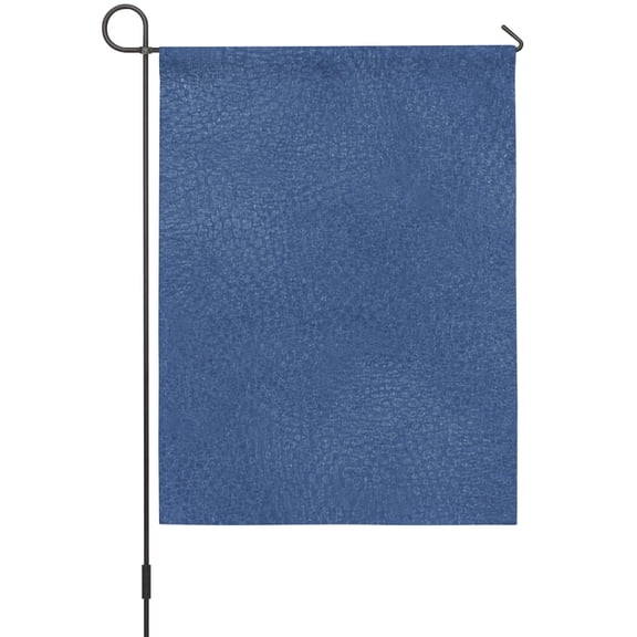 Navy Blue Garden Flag 12 x 18 Inches, Natural Solid Color Organic Mottling Texture Weather Proof Outdoor Patio Flags Double Sided Small Garden Decoration for Yard Outside Home
