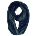 thumbnail image 1 of Navy Blue Gauze Weave Light Infinity Scarf, 1 of 3