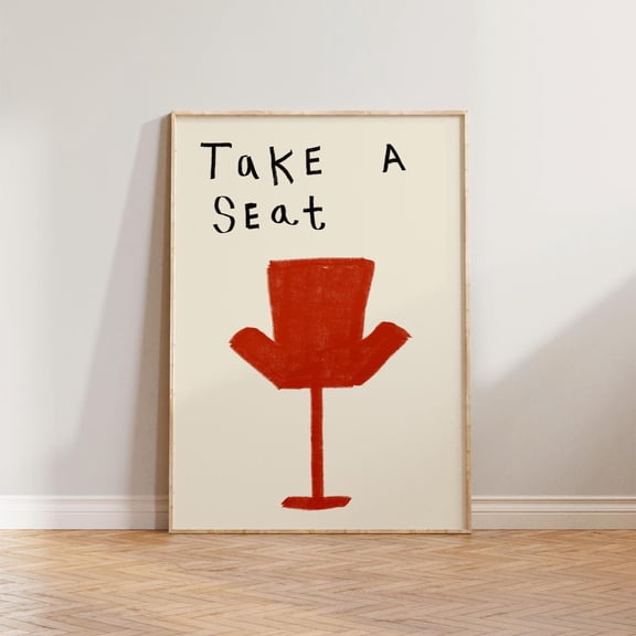 Navy Blue Geometric Abstract Print Home Decor #5635, 12x18 UNFRAMED