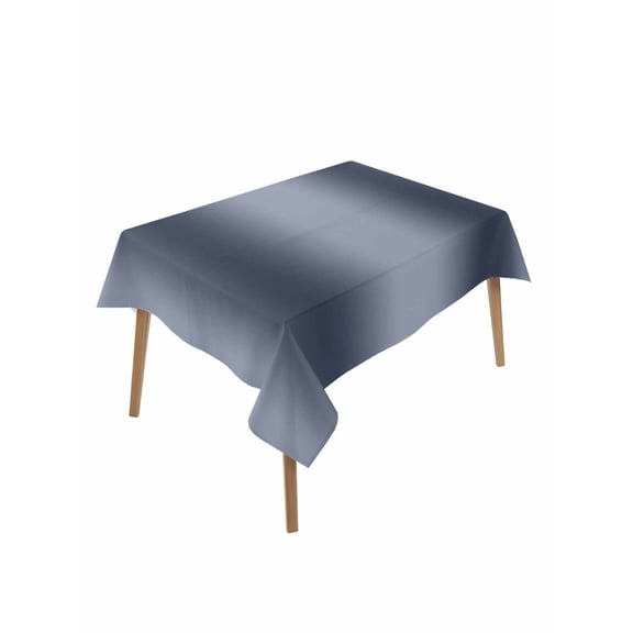 Navy Blue Gradient Table Cloth 52x70 Inch Rectangle, Abstract Texture Modern Simple Waterproof Tablecloth Washable Table Cover for Party Picnic Dinner Decor