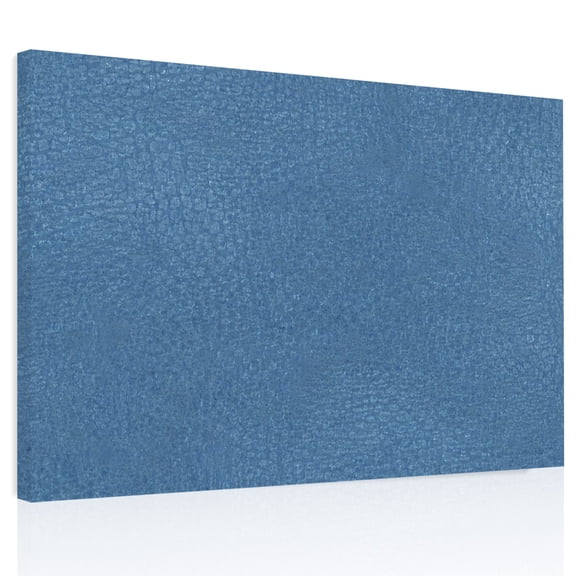 Navy Blue Grain Texture Canvas Print Wall Art, Vintage Industrial Blue Solid Color Wall Decor Framed Artwork Paintings Pictures for Living Room Bedroom Stretched Ready to Hang, 24" x 32"