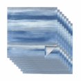 thumbnail image 1 of Navy Blue Grey Cloth Napkins, Abstract Art Oil Painting Blue Ombre Washable and Reusable Dinner Napkins Set of 8, Table Napkin for Kitchen Party Birthday Wedding Hotel Housewarming 20"x20", 1 of 9