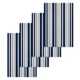thumbnail image 1 of Navy Blue Grey Striped Kitchen Dish Towels for Drying Dishes Set of 4, Modern Minimalist Ombre Lines Waffle Weave Microfiber Hand Tea Bathroom Towels Quick Dry & Absorbent Towel 15.7x23.6, 1 of 7