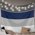 thumbnail image 1 of Navy Blue Grey Striped Tapestry for Bedroom Wall Hanging Tapestry, Farmhouse Modern Ceiling Backdrop Tapestries Poster Blanket Wall Decor for Teens Room Living Room Dorm 59" x 90", 1 of 8