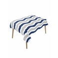 thumbnail image 1 of Navy Blue Grey White Table Cloth, Abstract Geometric Ocean Wave Stripe Waterproof Tablecloth for Rectangle Tables, Reusable Washable Fabric Table Cover for Restaurant Kitchen Dining Tables 60"x102", 1 of 6