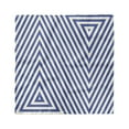 thumbnail image 1 of Navy Blue Head Scarf, Triangle and Stripes, Head Wrap, 3 Sizes, by Ambesonne, 1 of 2