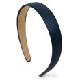 thumbnail image 1 of Navy Blue Headbands for Women 1 Inch Halloween Headbands Wide Thick Red Hairband Faux Leather Headband for Women and Girls Fashion Plastic Hard Head Band Solid Colors（2 packs）, 1 of 11