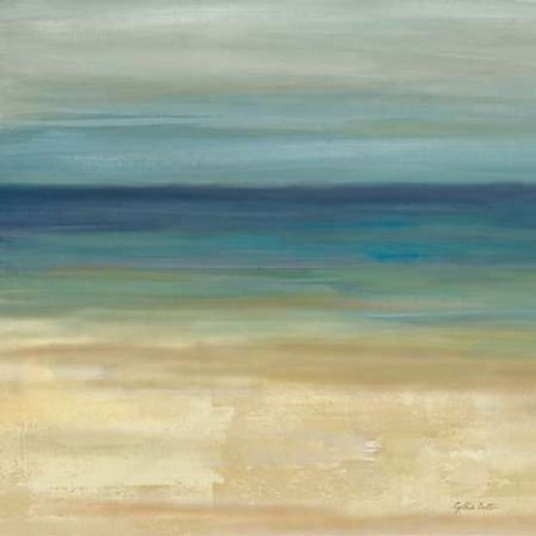 Navy Blue Horizons I Canvas Art - Cynthia Coulter (24 x 24)