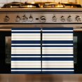 thumbnail image 1 of Navy Blue Khaki Striped Kitchen Towels Set of 4, Gradient Horizontal Lines Absorbent Dish Towels for Kitchen, Microfiber Hand Towel, Quick Drying Tea Towel for Cleaning Decorative Dishcloths, 1 of 7