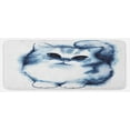 thumbnail image 1 of Navy Blue Kitchen Mat, Kitty Paint with Distressed Color Features Fluffy Cat Best Companion Ever, Plush Decorative Kitchen Mat with Non Slip Backing, 47" X 19", Grey White, by Ambesonne, 1 of 1