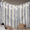 thumbnail image 1 of Navy Blue Large Tapestry for Bedroom Wall Hanging Tapestry, Modern Geometric Abstract Art Striped Ceiling Backdrop Tapestries Poster Blanket Wall Decor for Teens Room Living Room Dorm 85" x 90", 1 of 8