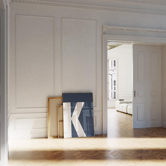 Navy,Blue Letter K Print Alphabet Print Bold Initial For Letter Home Decor #2735, 8x12 UNFRAMED