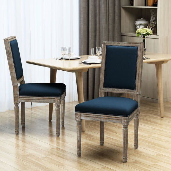 Navy Blue Main Color - Traditional Design - Holiday Dinner - Add Festive Touch