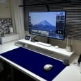thumbnail image 1 of Navy Blue Mouse Pad Extended Large Gaming Mousepad XL Big Long Oversized Desk Mat Stitched Edges 31.5 X 11.8 Inch for Home Office, 1 of 6