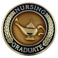 thumbnail image 1 of PinMart Navy Blue Nursing Graduate Enamel Lapel Pin, 1 of 3