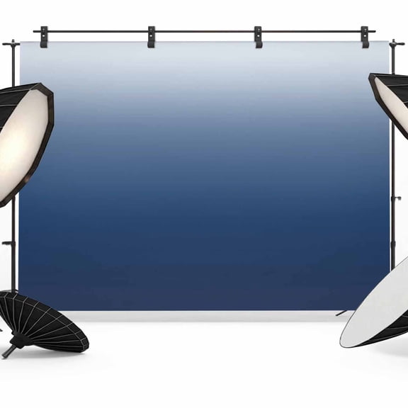 Navy Blue Ombre Backdrop for Photoshoot,Photography Photo Studio Background Wall Backdrop,Modern Abstract Art Gradient Aesthetics Back Drop Banner Panel for Portraits Wedding Live Streaming 7x5Ft