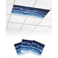 thumbnail image 1 of Navy Blue Ombre Fluorescent Light Covers for Ceiling Lights 4x2 feet,3 Pack Magnetic Light Filters for Classroom,Modern Moire Abstract Art Luxury Fluorescent Light Shade Panel for Office School Drop, 1 of 9