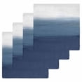 thumbnail image 1 of Navy Blue Ombre Kitchen Dish Towels for Drying Dishes Set of 4, Modern Abstract Art Texture Waffle Weave Microfiber Hand Tea Bathroom Towels Quick Dry & Absorbent Towel 12x12, 1 of 7