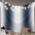 thumbnail image 1 of Navy Blue Ombre Large Tapestry for Bedroom Wall Hanging Tapestry, Farmhouse Modern Art Ceiling Backdrop Tapestries Poster Blanket Wall Decor for Teens Room Living Room Dorm 85" x 90", 1 of 8