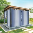 thumbnail image 1 of Navy Blue Ombre Outdoor Curtains for Patio Waterproof, Windproof Privacy Curtains with Weighted Bottom, Modern Gradient Abstract Art Outside Drapes for Picnic Garage Backyard Cabana 54"x95" 1 Panel, 1 of 8