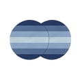 thumbnail image 1 of Navy Blue Ombre Round 13 Inch Placemats Set of 2, Gradient Navy Blue Woods Farmhouse HeatResistant Non Slip Place Mats for Dining Table, Wipeable Braided Kitchen Table Mats for Housewarming, 1 of 9
