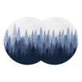 thumbnail image 1 of Navy Blue Ombre Round 15 Inch Placemats Set of 2, Primeval Forest Modern Abstract Art Aesthetics HeatResistant Non Slip Place Mats for Dining Table, Wipeable Kitchen Table Mats for Housewarming, 1 of 9