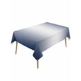 thumbnail image 1 of Navy Blue Ombre Table Cloth, Blue White Gradient Modern Abstract Art Waterproof Tablecloth for Rectangle Tables, Reusable Washable Fabric Table Cover for Restaurant Kitchen Dining Tables 54"x108", 1 of 6