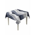 thumbnail image 1 of Navy Blue Ombre Table Cloth, Modern Geometric Moire Abstract Art Waterproof Tablecloth for Square Tables, Reusable Washable Fabric Table Cover for Restaurant Kitchen Dining Tables 60"x60", 1 of 6