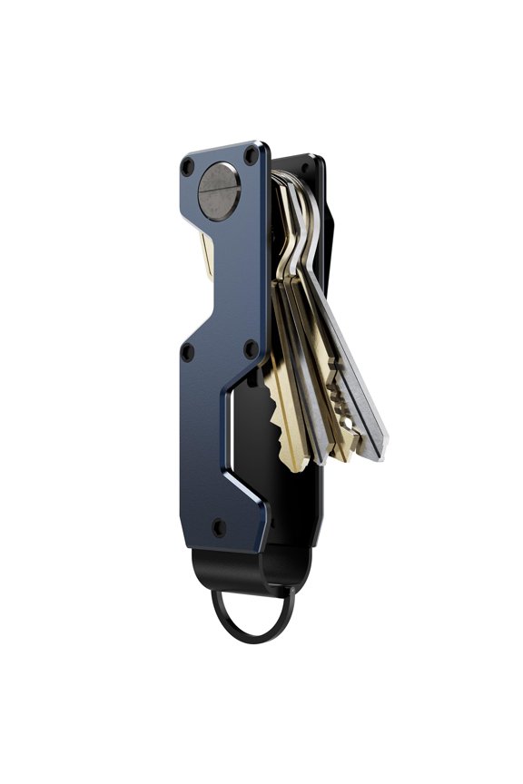 Navy Blue One Size Key Case Minimalist Key Organizer