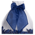 thumbnail image 1 of Navy Blue Organza Sash Wide Sash for Wedding Special Occasion Accessories Decoration Supplies Bridal Shower M, 1 of 1