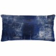thumbnail image 1 of Navy Blue Pillow Cases Cal King Size, Smooth Satin Pillowcase for Hair and Skin, Retro Oil Painting Modern Abstract Art Aesthetics Decorative Cooling Bed Pillow Covers with Zipper, 20x40 Inches, 1 of 5