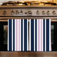 thumbnail image 1 of Navy Blue Pink Striped Kitchen Towels Set of 4, Modern Minimalist Ombre Lines Absorbent Dish Towels for Kitchen, Microfiber Hand Towel, Quick Drying Tea Towel for Cleaning Decorative Dishcloths, 1 of 7