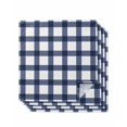 thumbnail image 1 of Navy Blue Plaid Check, Cloth Napkins Washable Set of 4, Geometrical Abstract Lattice Reusable Dinner Table Napkins Cloth Bulk for Weddings Kitchen Restaurants Hotel Events Parties 20 x 20 Inch, 1 of 9