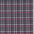 thumbnail image 1 of Navy Blue Plaid Cotton Oxford Shirting, Fabric Sold By the Yard, 1 of 1