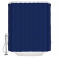 thumbnail image 1 of Navy Blue Pure Color Bathroom Shower Curtains with 12 Hooks Polyester Waterproof Shower Curtain for Stalls and Bathtubs Aesthetics Contemporary Luxury Decorative Bathroom Privacy Curtain 48x72 Inches, 1 of 9