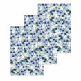 thumbnail image 1 of Navy Blue Roses Kitchen Dish Towels for Drying Dishes Set of 3, Spring Floral Elegant Pastoral Botanical Waffle Weave Microfiber Hand Tea Bathroom Towels Quick Dry & Absorbent Towel 15.7x23.6, 1 of 7