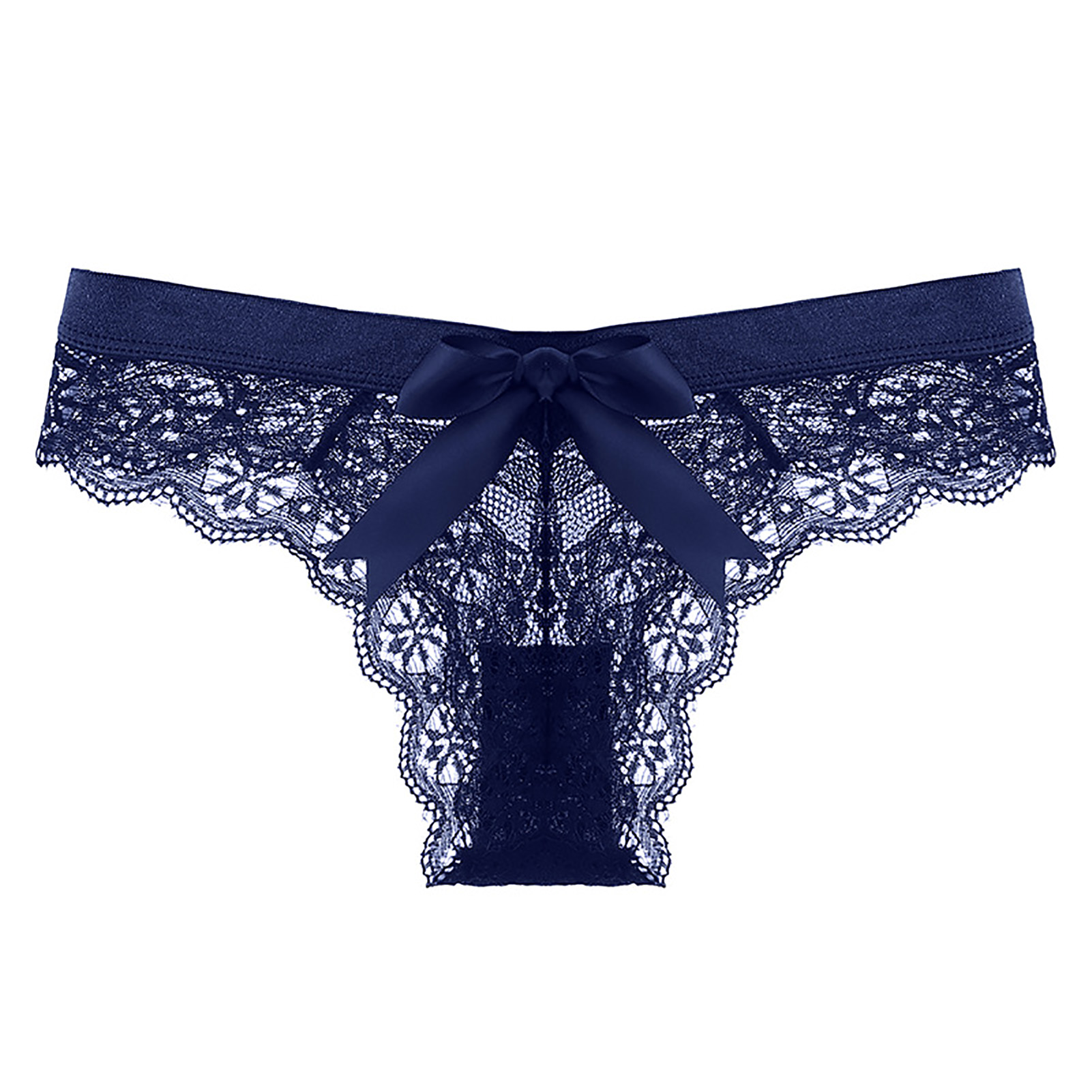 Navy Blue S Panties Cotton Thongs Seamless Intimates Low Waist ...