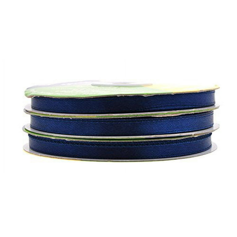 Navy Blue Satin Ribbon 1/4 Inch 150 Yards for Gift Wrapping
