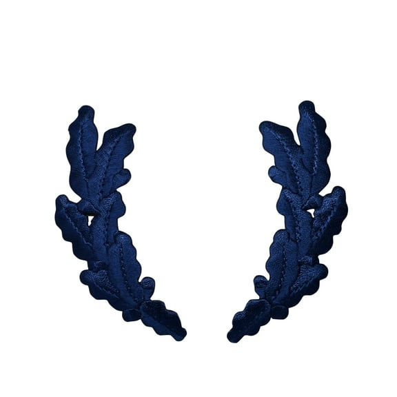 Navy Blue - Scrambled Eggs - Military Uniform - Iron on Applique Embroidered Patch