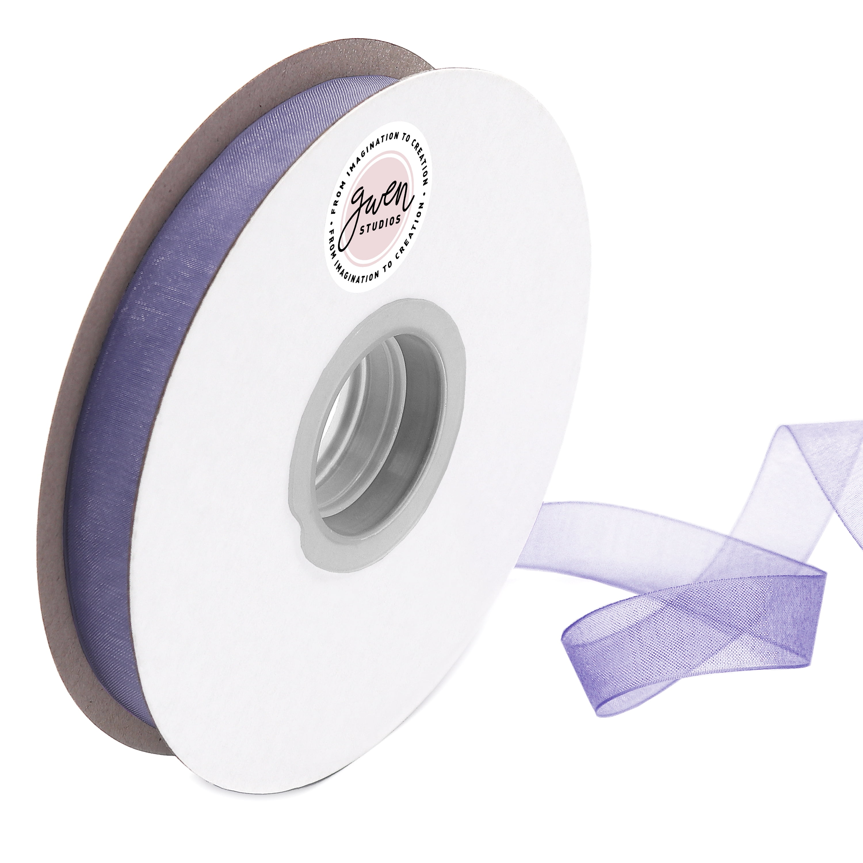 Navy Blue Sheer Organza Ribbon for Crafts and Gift Wrap, 5/8" x 100 Yards by Gwen Studios