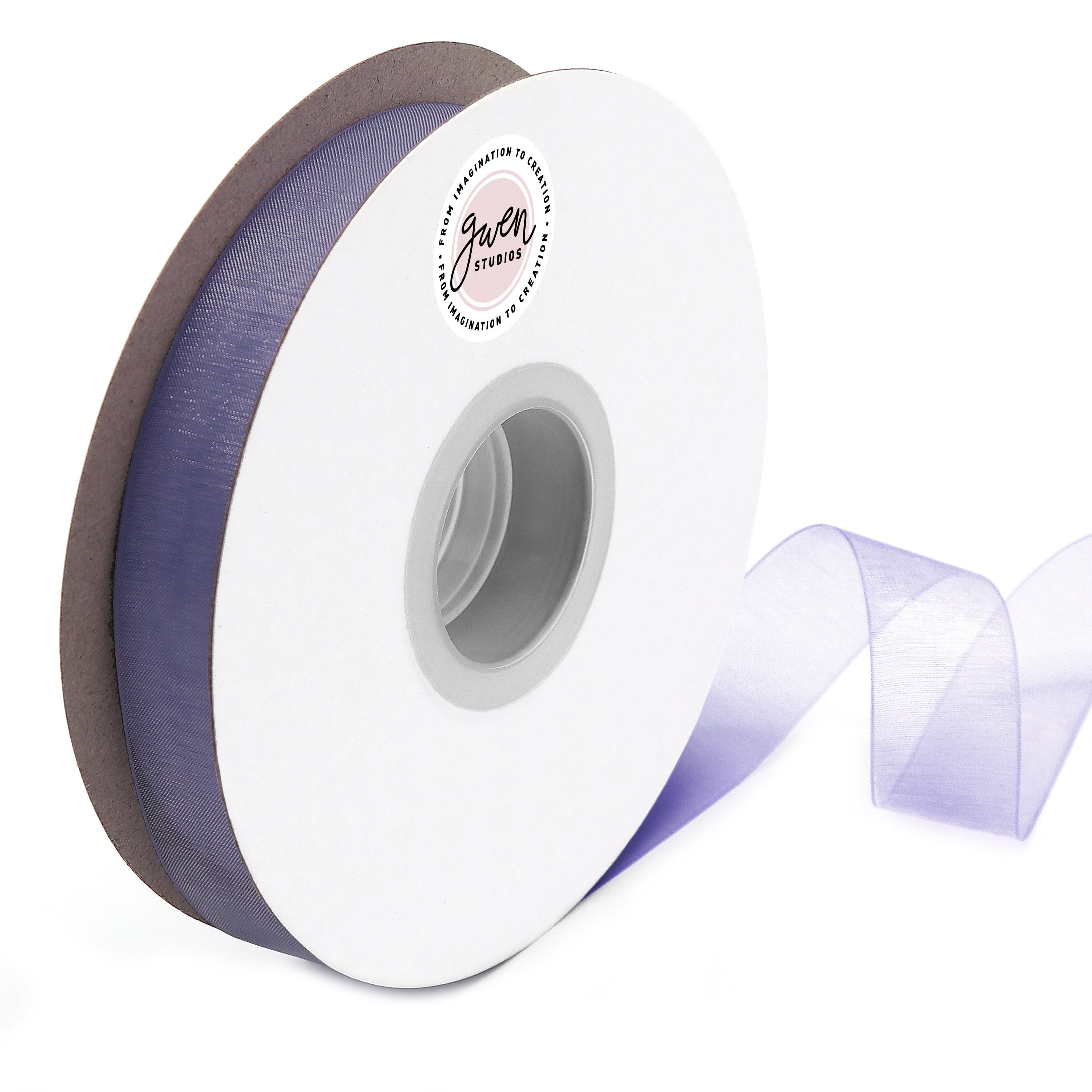 Navy Blue Sheer Organza Ribbon for Crafts and Gift Wrap, 7/8" x 100 Yards by Gwen Studios