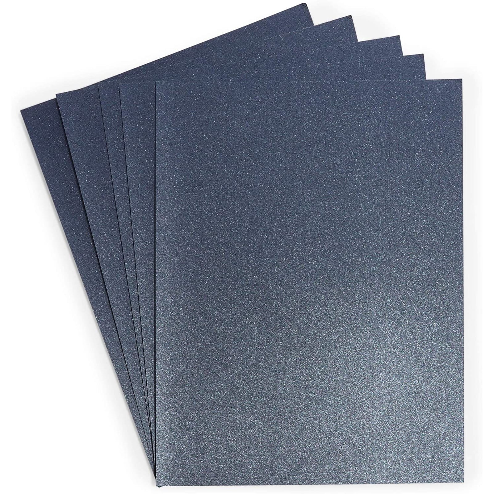 Reflective Metallic Cardstock Paper Sheets (Silver, 8.5 x 11.75 In, 50 Pack)