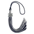 thumbnail image 1 of Endea Graduation Navy Blue/Silver Mixed Color Graduation Tassel with Silver Date Drop, 1 of 2