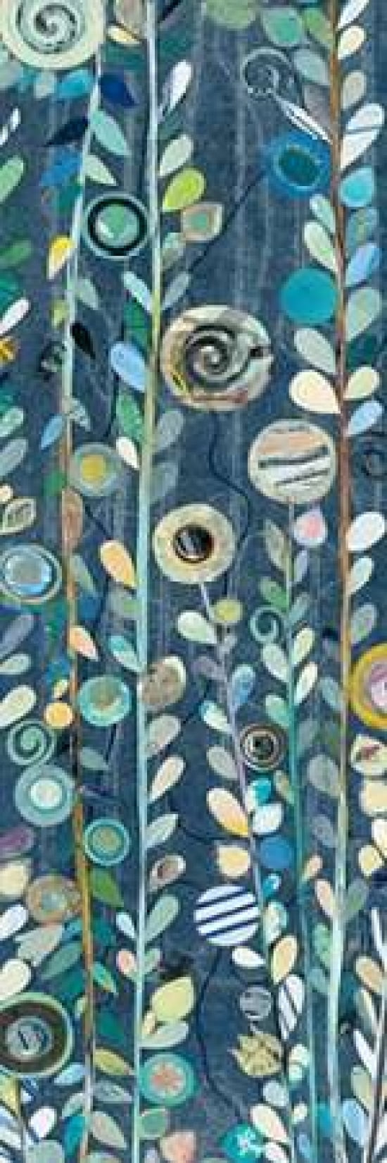 Navy Blue Sky II Canvas Art - Candra Boggs (12 x 36)